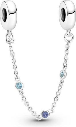 Pandora Triple Blue Stone Safety Chain