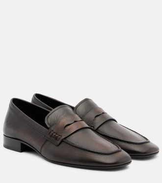 Dries Van Noten Leather penny loafers
