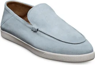 Allen Edmonds Gino Loafer in Lightt Sky Blue Suede at Nordstrom, Size 10.5