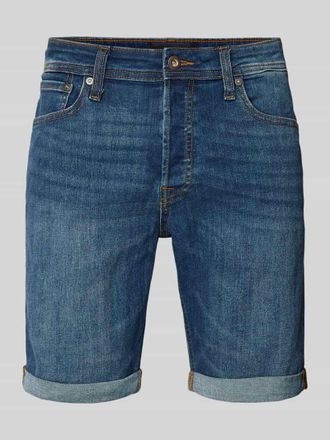 Jack & Jones Jack & Jones Regular Fit Jeansshorts im 5-Pocket-Design Modell RICK in Jeansblau, Gr&ouml;&szlig;e S