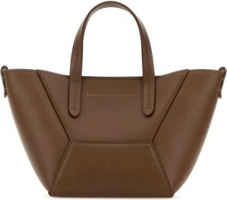 Brunello Cucinelli Brunello Cucinelli, Tote Bags, female, Brown, Size: ONE SIZE Handbags