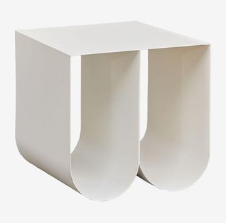 Sklum Pack De 2 Mesitas De Noche Cuadradas 40x40 Cm En Acero Olavi Sklum