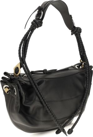 Isabel Marant Womens Shoulder Bag Maia Black Lambskin