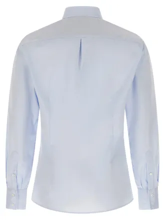 Brunello Cucinelli Cotton Button-Down Shirt - light blue