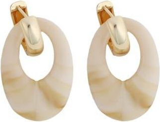 Panacea Two-Tone Link Hoop Earrings at Nordstrom Rack