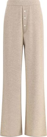 Guest In Residence Cashmere Casual Pants - Dames - Wijde Broeken - Beige - XS - Broeken