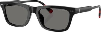 Polo Ralph Lauren Sunglasses - male - Polo Ralph Lauren - Sunglasses - Black - 54 MM - Accessories