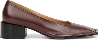 Maison Margiela Piped Shiny Nappa Leather Pump