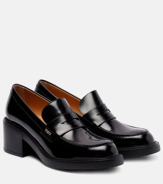 Tod's Leather loafer pumps