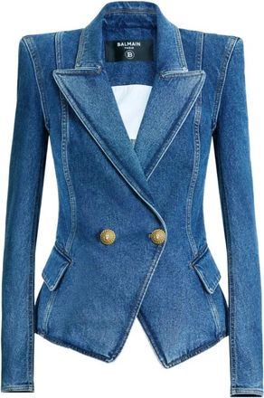 Balmain Jassen - Dames - Blazers - Blauw - S - Jassen