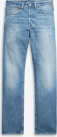 Polo Ralph Lauren L&auml;ssige Used-Look-Jeans mit hoher Taille Lebec Wash