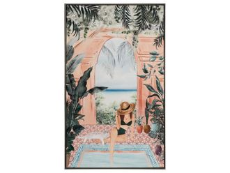 Schubiger M&ouml;bel Bild Mediterrane Badenixe in Schwarz