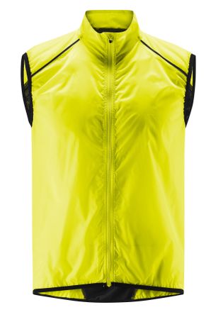 Gonso Funktionsweste GONSO Neon Vest, Damen, Gr. 4XL, gelb, 88% Polyester, 9% Wolle, 3% Elasthan, Westen Funktionsweste, Unisex Weste, atmungsaktive und win