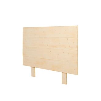 Hannun Cabecero de cama madera maciza de abeto color beige de 160 cm