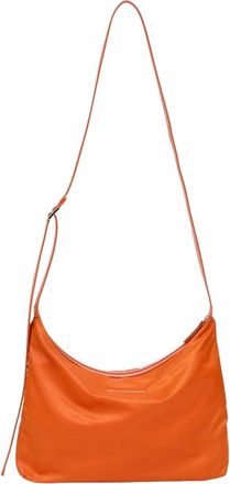 Maison Margiela Numeric Crossbody Tas - Dames - Tassen - Oranje - Maat: ONE Size Zijde