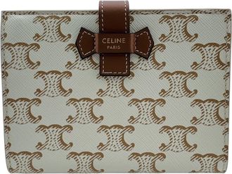 Celine White Leather Wallet (Bi-Fold) (Pre-Owned)