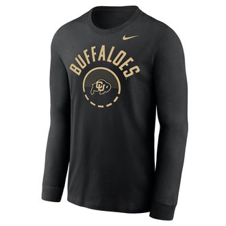 Nike Colorado Basketball Shoot Around Legend Nike Mens Dri-FIT College Long-Sleeve T-Shirt in Black | IV8586-010