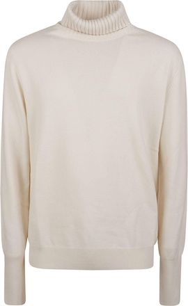Ballantyne Plain Stitch Luxurious Cashmere Turtleneck Sweater