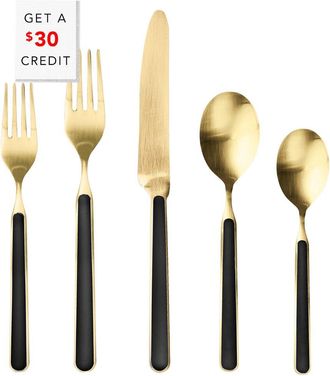 Mepra 5Pc Fantasia Ice Flatware Set With $30 Credit