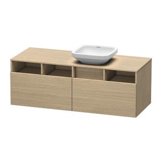 Duravit Duravit Durastyle Mueble De Ba&ntilde;o De Pared 6785, 2 Cajones, 1 Hueco A La Derecha, 1400mm, Color (frente/cuerpo): Decoraci&oacute;n Roble Europeo - Ds6785r5252