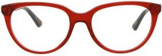 Alexander McQueen 50mm Cat Eye Optical Glasses in Burgundy Avana Transparent at Nordstrom Rack