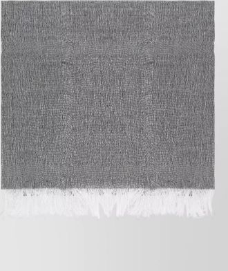 PANICALE lurex fringed scarf