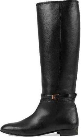 Gucci (WMNS) Gucci Knee High Leather Boots Black 658889-BKO00-1000