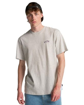Billabong T-Shirt BILLABONG Arch Wave, Herren, Gr. XXL, grau heather, Obermaterial: 100% Walkfrottier;, Shirts T-Shirt