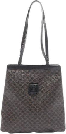 Celine Pre-owned Tote Bags, female, Multicolor, Size: ONE SIZE Pre-owned Macadam Coated Canvas Tote Bag
