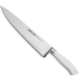 Arcos Arcos - Coltello cuoco Riviera Blanc 233724 Nitrum Steel, con Mango Poliossimetilene e 25 cm lama in scatola