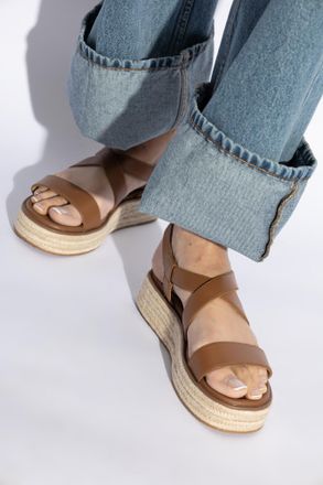 Michael Michael Kors Lynn Platform Sandals, Womens, Brown