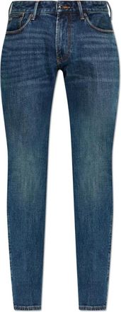 Emporio Armani Skinny Jeans - Heren - Slim Fit Jeans - Blauw - W32 - Jeans