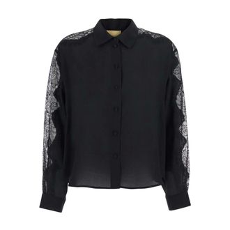 Momoni Vetra Shirt - Blouses & Shirts - Mujer - Negro - M
