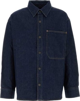 A Gold E Corwin Shirt - Heren - Spijkeroverhemden - Blauw - M - Katoen - Overhemden