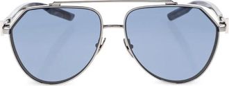 Dolce & Gabbana Zonnebril - Heren - Zonnebrillen - Grijs - 62 MM - Accessoires