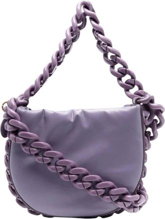 Stella McCartney Purple Frayme Small Shoulder Bag