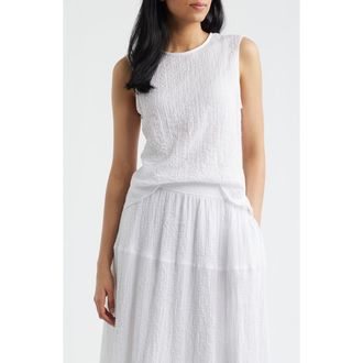Bernardo Sleeveless Top in Bright White at Nordstrom, Size X-Small