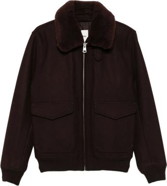 Sandro Bomber con zip - Marrone