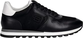 Baldinini Sneakers - Heren - Sneakers - Zwart - 43 EU - Leer - Schoenen