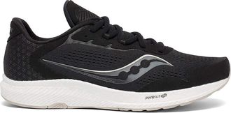 Saucony Mens Freedom 4 Running Shoe, Black/Stone, 10.5 UK