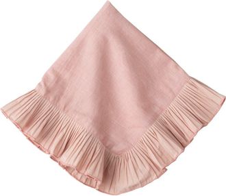 Juliska Mademoiselle Ruffle Cotton Blend Napkin in Pink at Nordstrom