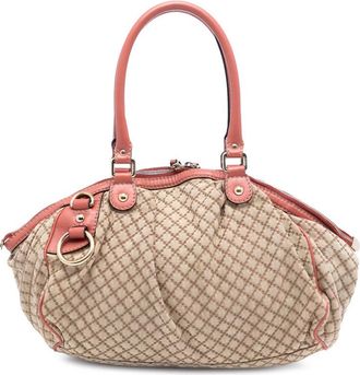 Gucci Pre-owned Gucci Diamante Canvas Sukey Satchel Ladies K86KTRE7O13UZVCL