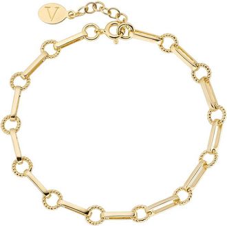 V by Laura Vann Laura Vann 18kt Gold-plated Chain Bracelet - One Size