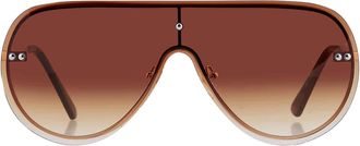 Guess Brown Gradient Shield Ladies Sunglasses GF0400 32F 00