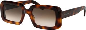 Saint Laurent Zonnebril Sunrise - unisex - Zonnebrillen - Bruin - 52 MM - Accessoires