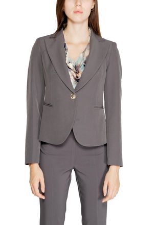 Rinascimento Rinascimento Womens Gray Pantsuit Model Style - Grey - Size X-Small