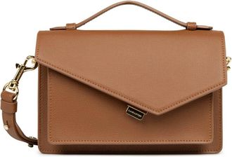 Lancaster Elegante Flap Handtas met Sluiting - Dames - Handtassen - Bruin - ONE Size - Tassen