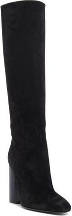 Ferragamo Pampero Suede Tall Boot in Black at Nordstrom Rack, Size 7.5