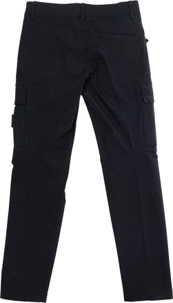 Stone Island Boys Kids Pants Stretch Cotton Blue Trousers