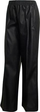 adidas (WMNS) adidas Firebird Loose Pleather Pant Asia Sizing Black KU1806
